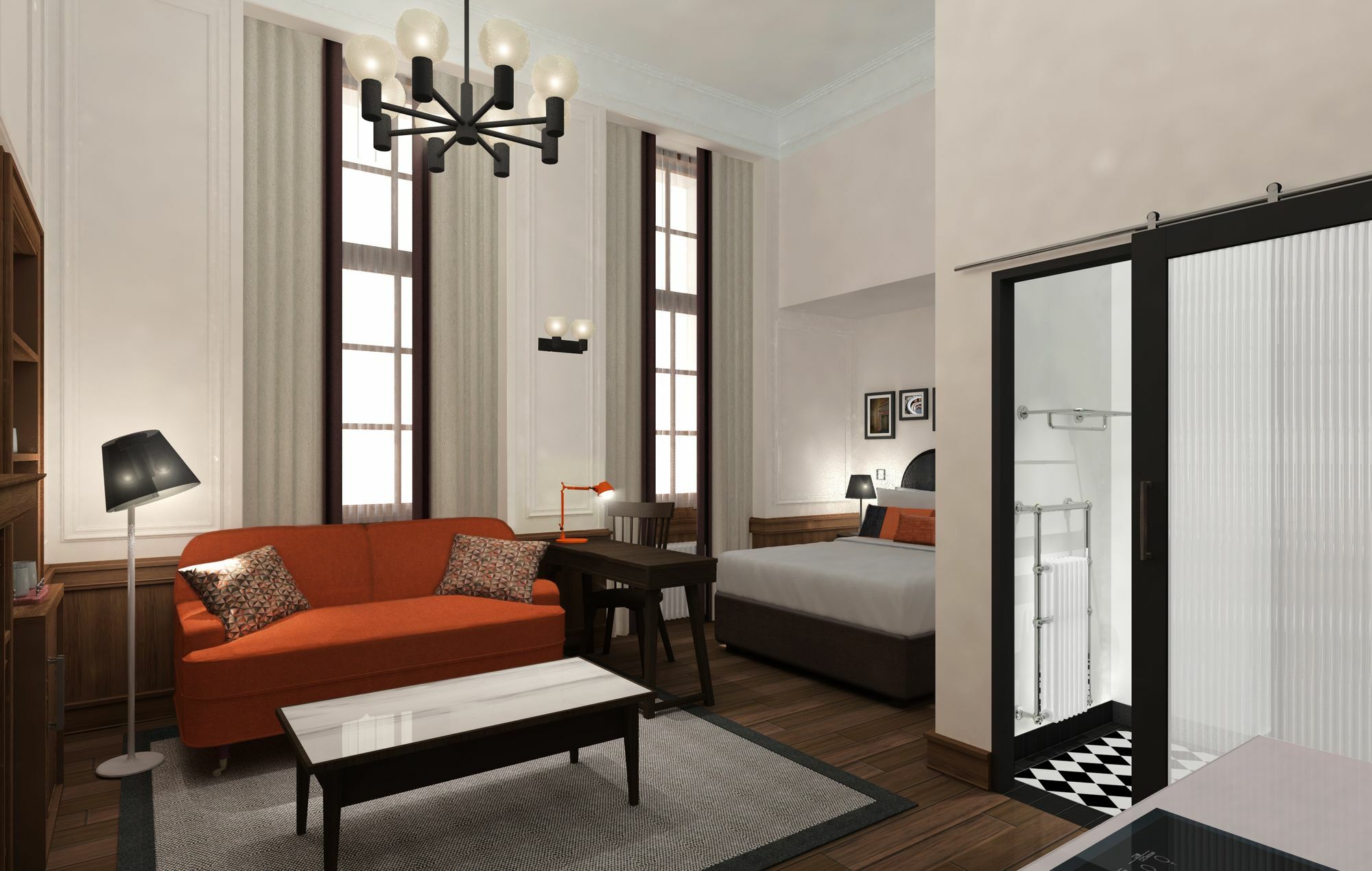 Cheval The Edinburgh Grand Aparthotel Εξωτερικό φωτογραφία A typical room at the hotel